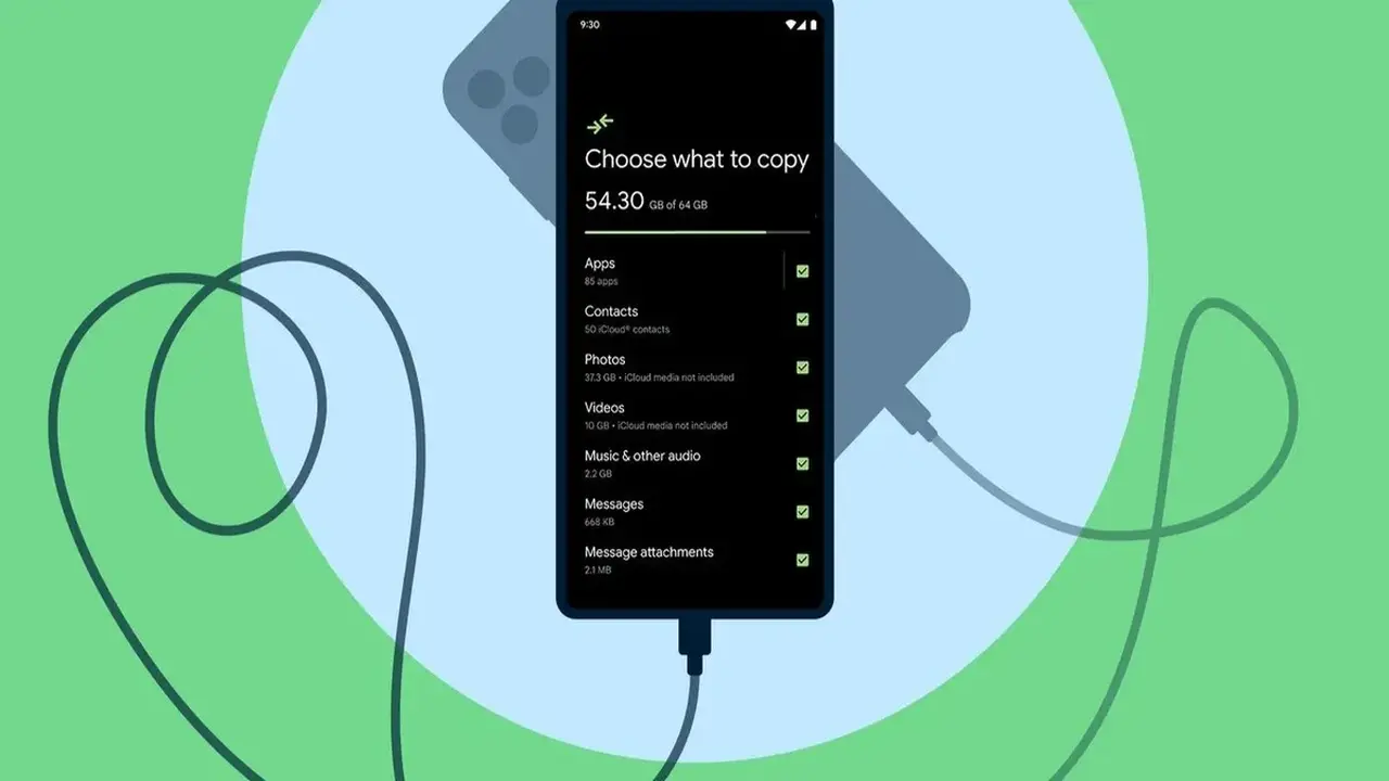 شراكة قوية بين جوجل وأبل لتسهيل نقل البيانات بين أندرويد وآيفون